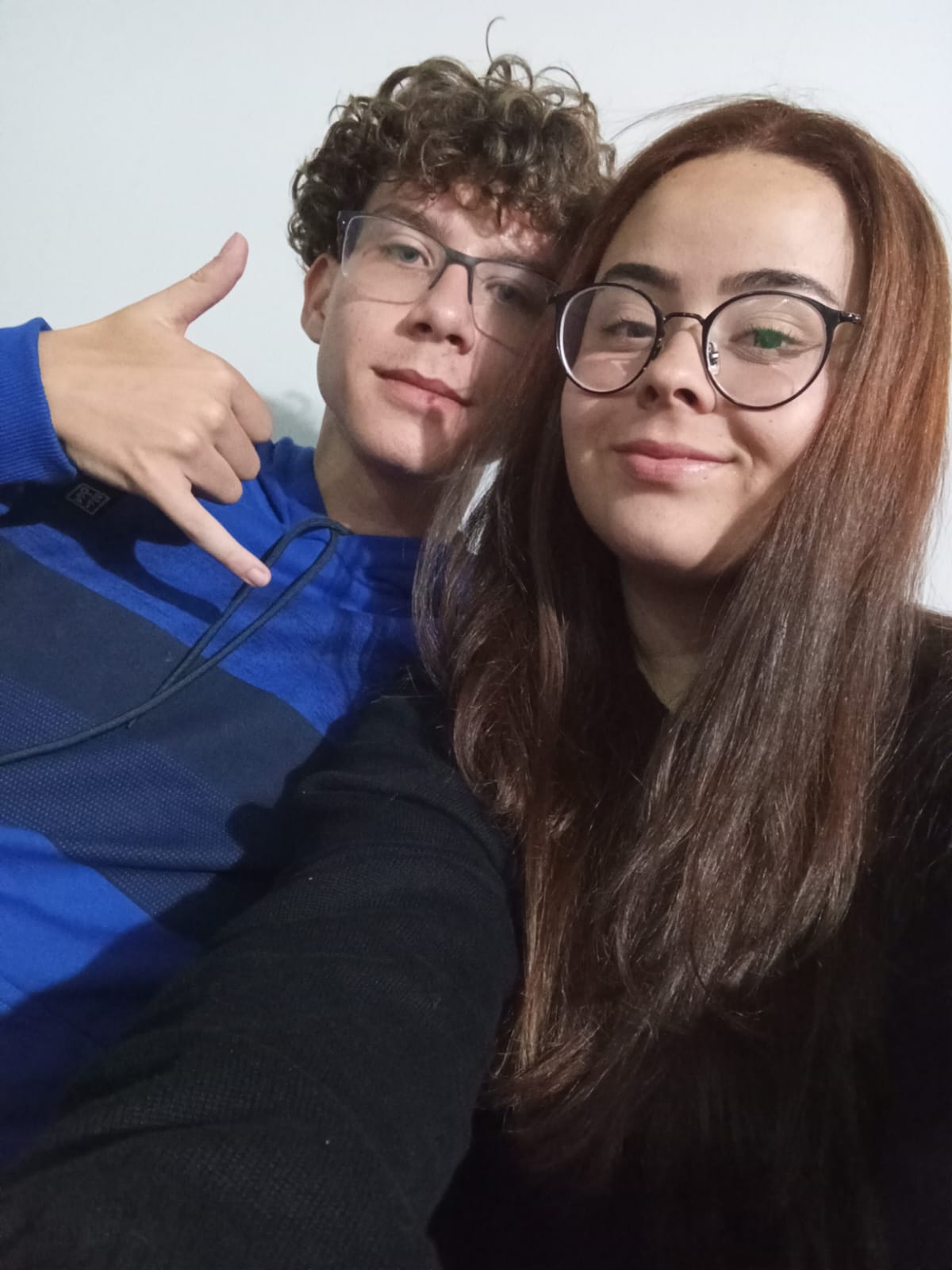 Selfie casual e carinhosa